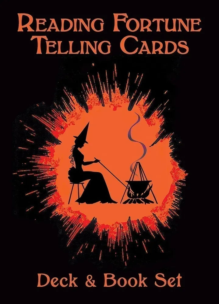 reading fortune telling cards deck & book set