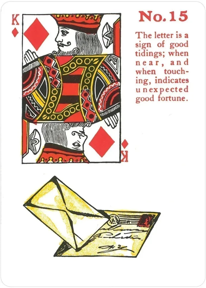 reading fortune telling cards deck & book set