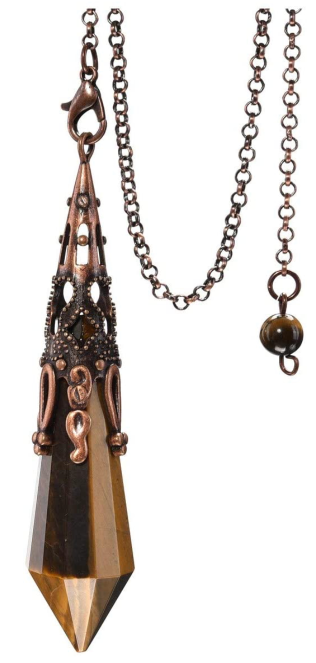 tiger’s eye pendulum