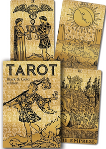 black and gold edition tarot deck