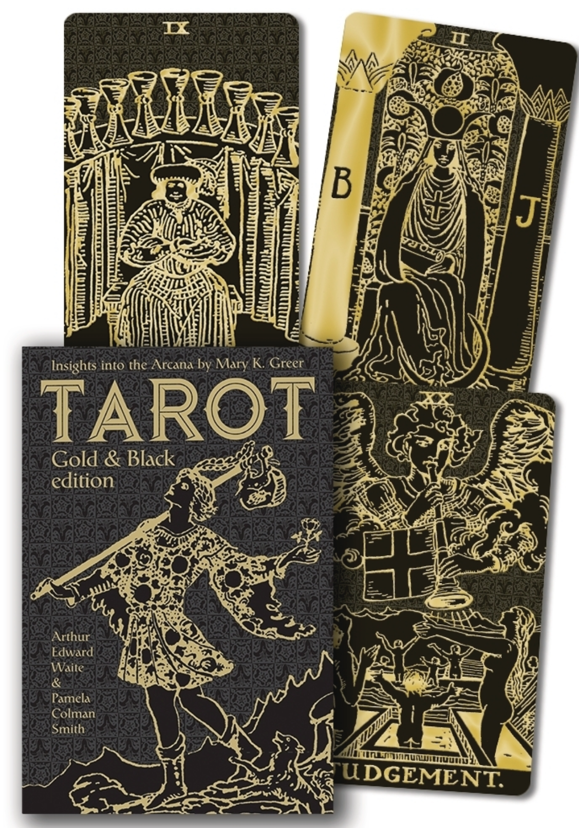 gold and black tarot